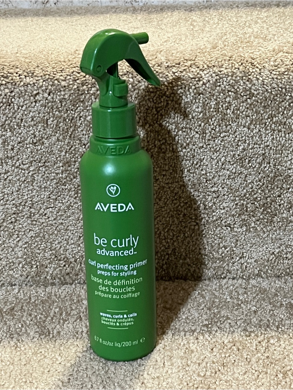 Aveda Be Curly Advanced Curl Perfecting Primer  6.7 Oz New spray bottle